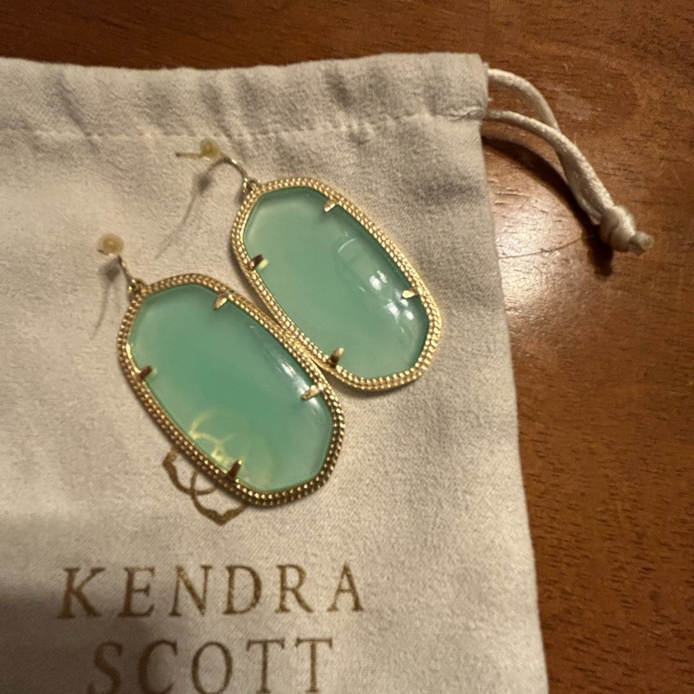 Kendra Scott Chalcedony Danielle earrings